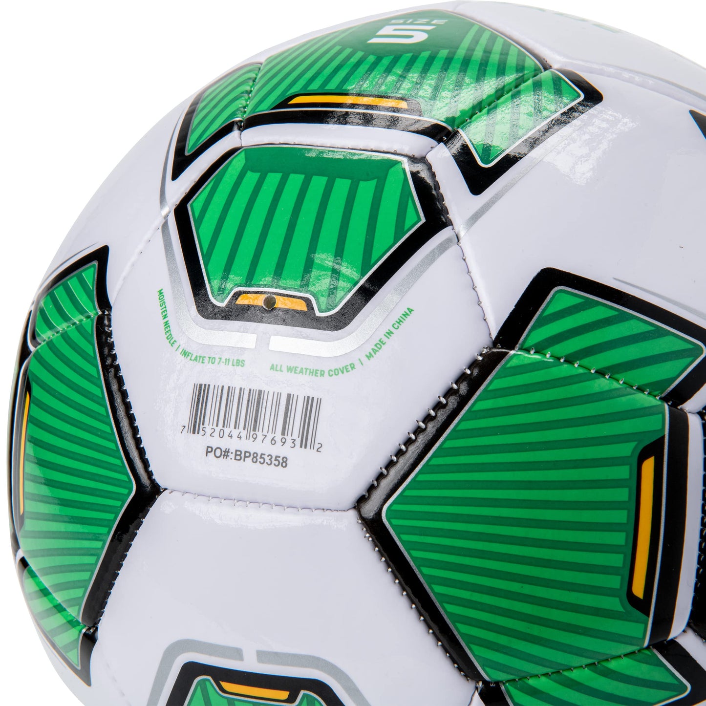 Champro Renegade Soccer Ball, Size 5, Optic Green