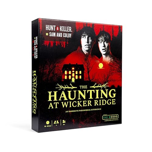 Hunt A Killer x Sam and Colby: The Haunting at Wicker Ridge - Immersive Paranormal Mystery Game, 90-120 Min Playtime, Ages 14+, Perfect for Fans of…