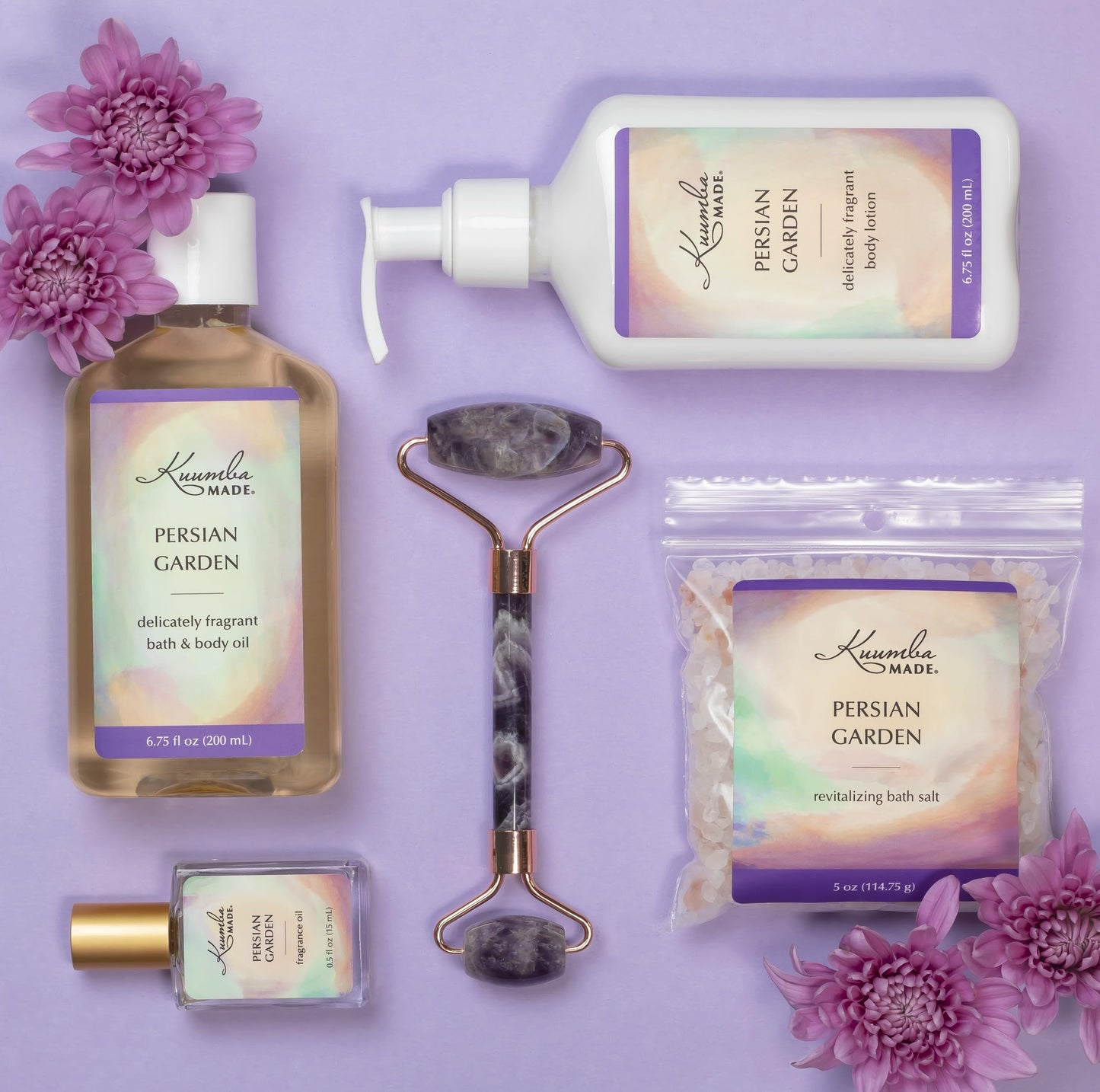 Kuumba Made Persian Garden Fragrance Oil 0.125 oz – Warm Floral, Ocean Air & Amber Notes | Clean, Long-Lasting, Alcohol-Free Roll-On Perfume