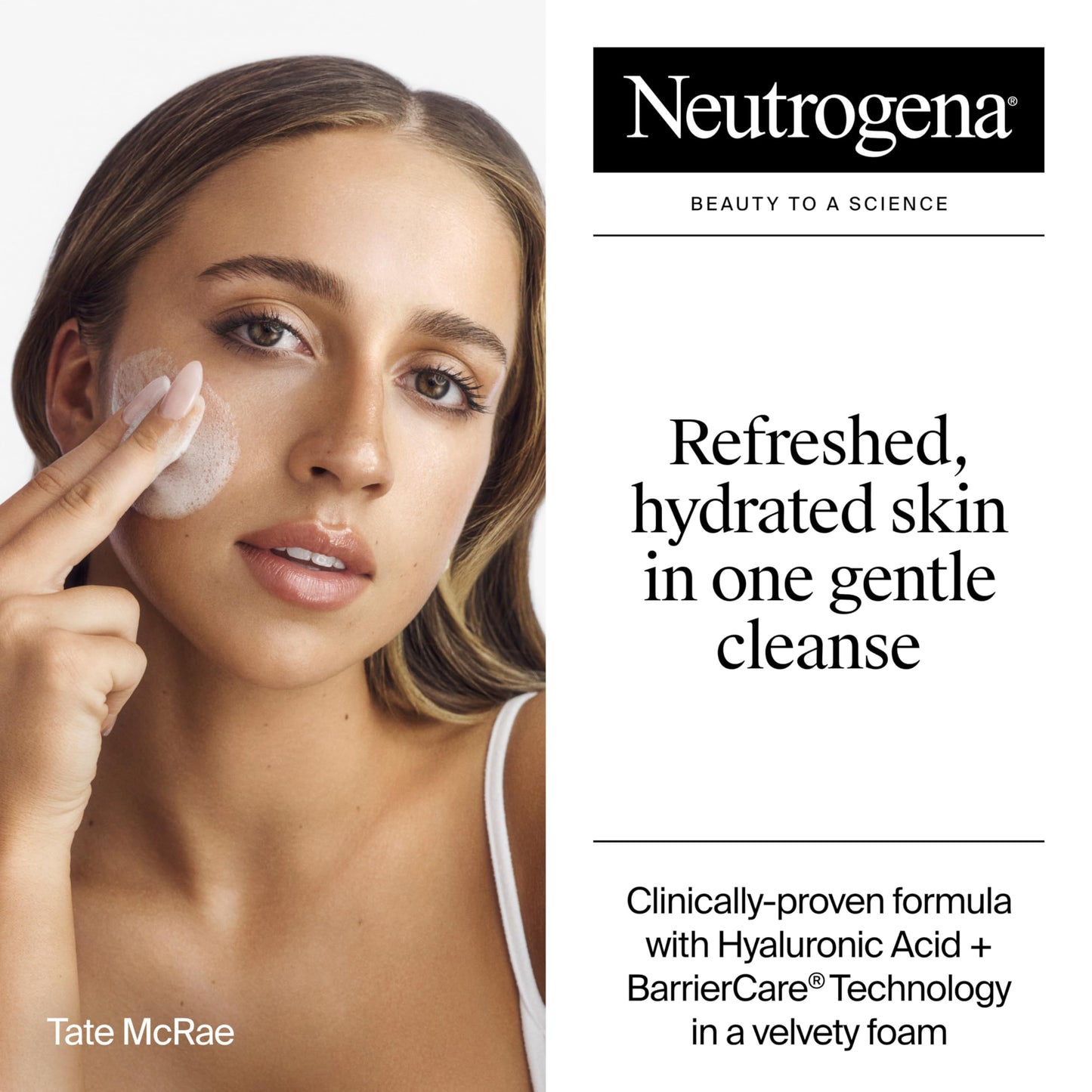 Neutrogena Hydro Boost Hydrating Face Wash & Makeup Remover, Gentle Facial Cleanser Gel with Hyaluronic Acid, Locks Moisture for Soft Supple Skin