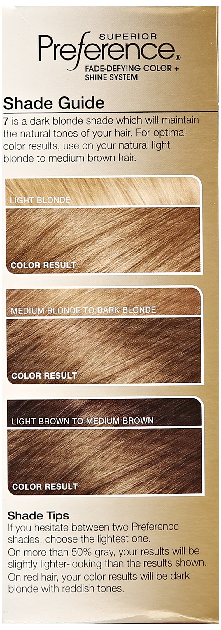 L'Oreal Preference #7 Dark Blonde, 1 ct