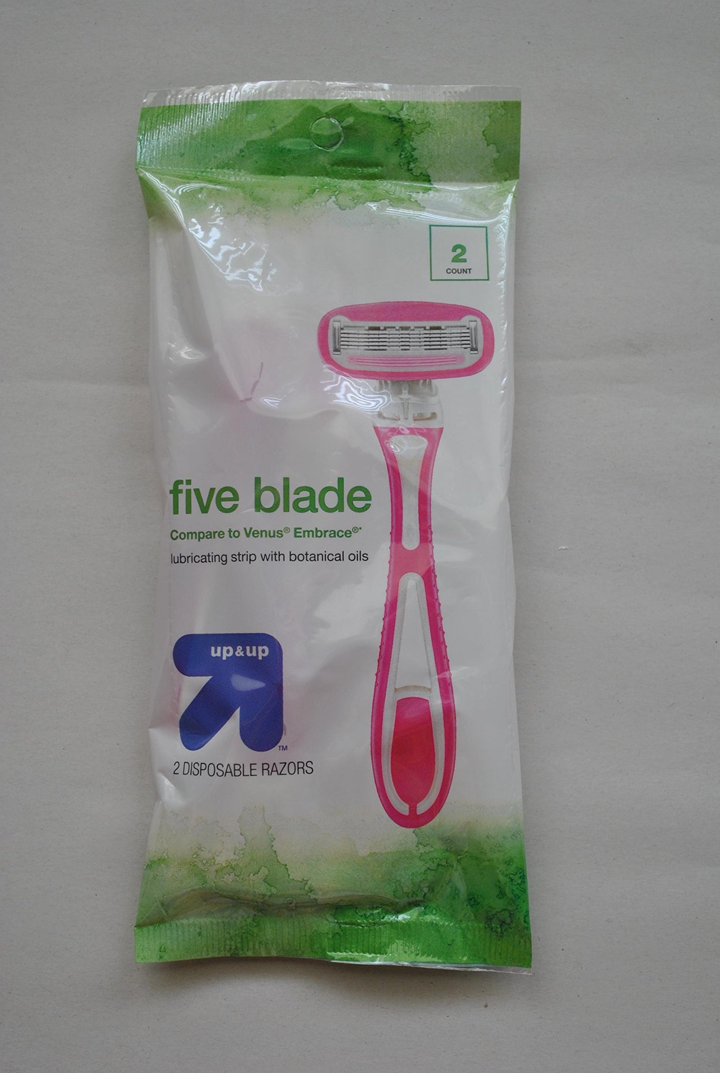 Up and Up Five Blade Disposible Razors - 2ct Beauty and Personal Care sufe