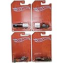 Hot Wheels 53rd Anniversary Blue and Orange Set of 4 Diecast Vehicles