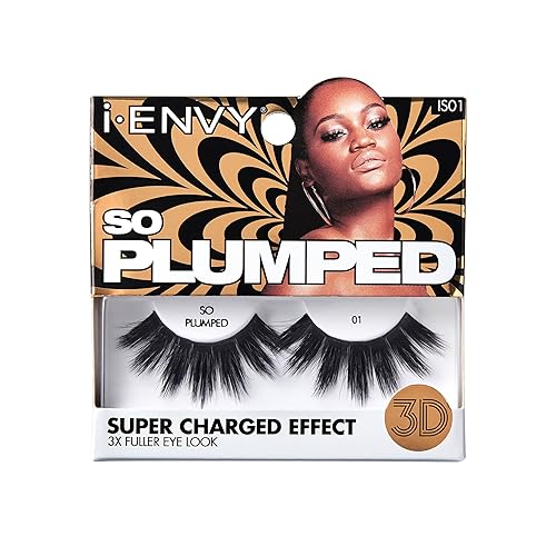 i-ENVY So Plumped False Eyelashes Super Charged Effect 3D False Lashes 1 PACK (Style 1)