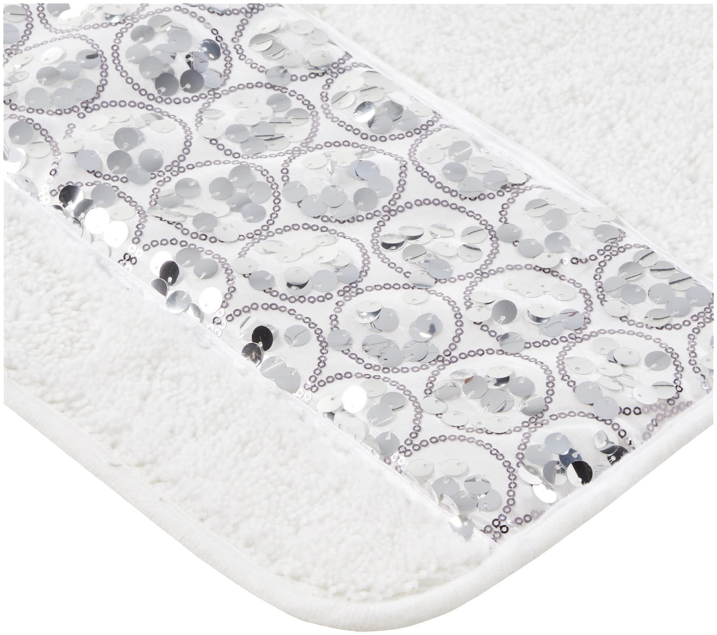 Popular Bath Sinatra Modern Bathroom Rug Classic Luxury Bath Rug Contemporary Decor Stylish Bath Mat for Shower Unique Design White Bathroom Rug Bath…