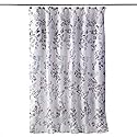 SKL Home by Saturday Knight Ltd. Greenhouse Leaves Shower Curtain,Aqua 70x72