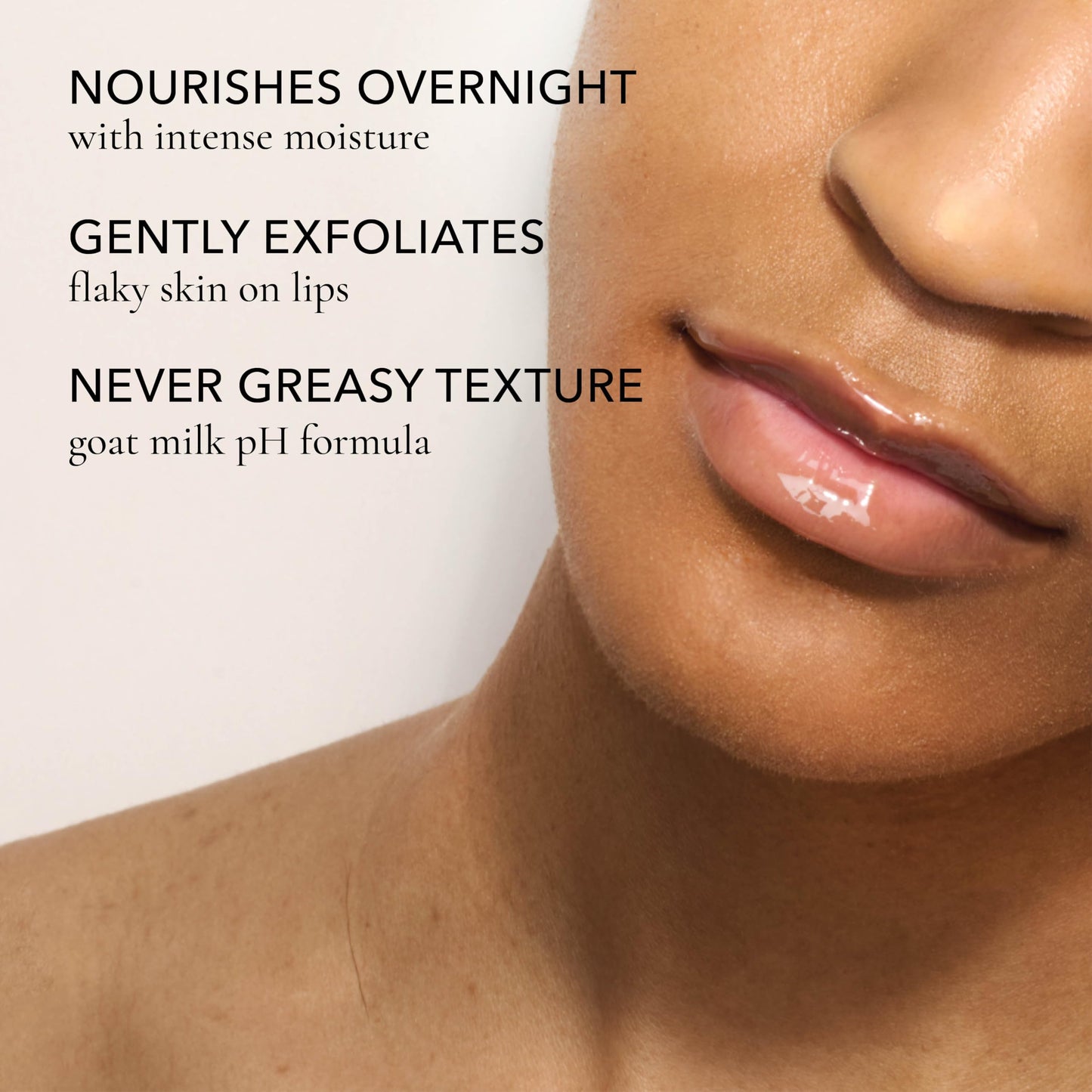 Dionis Goat Butter Lip Mask - Hydration Lip Treatment with Gentle Exfoliation, Conditioning Mask with Shea Butter, Jojoba Oil, Raspberry Seed Oil