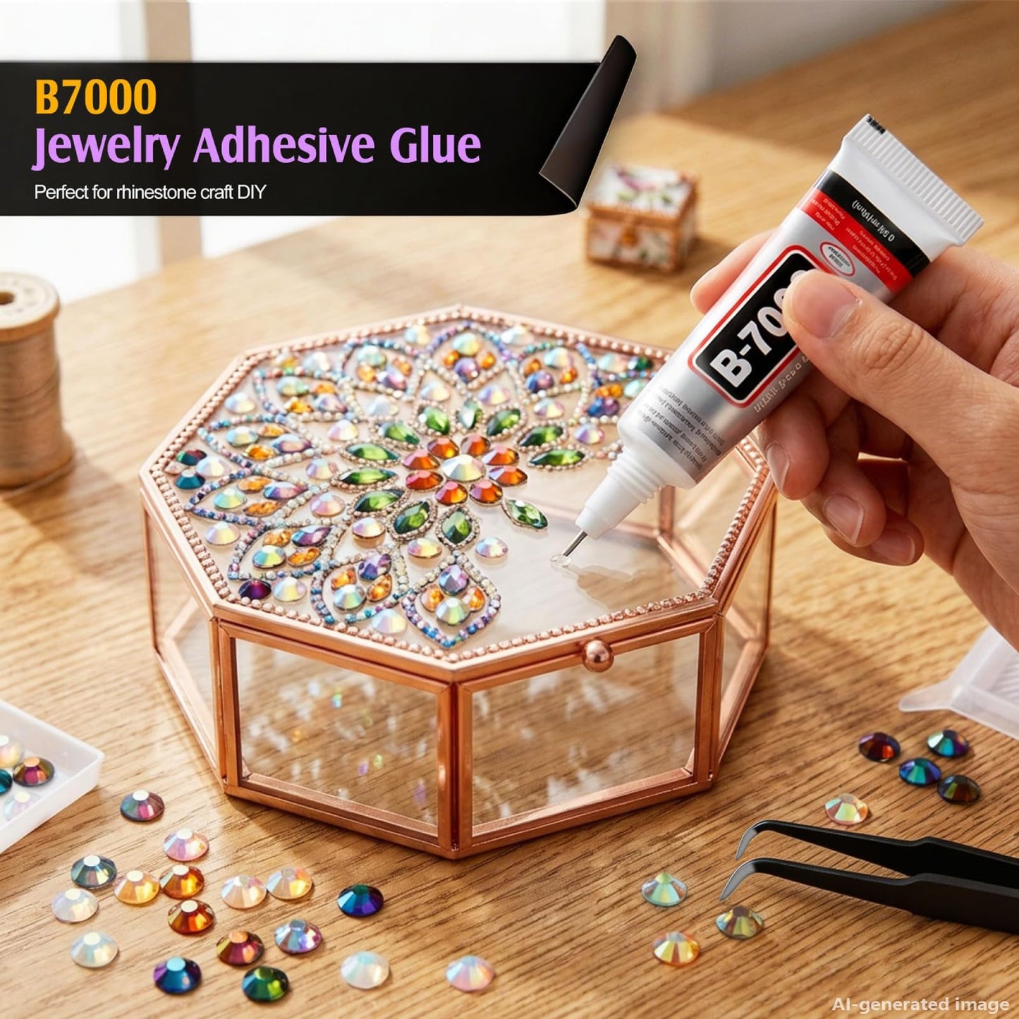 Artdone 60000Pcs Resin Rhinestones 3mm Jelly AB 40Colors Bedazzling Kit Beauty and Personal Care Artdone