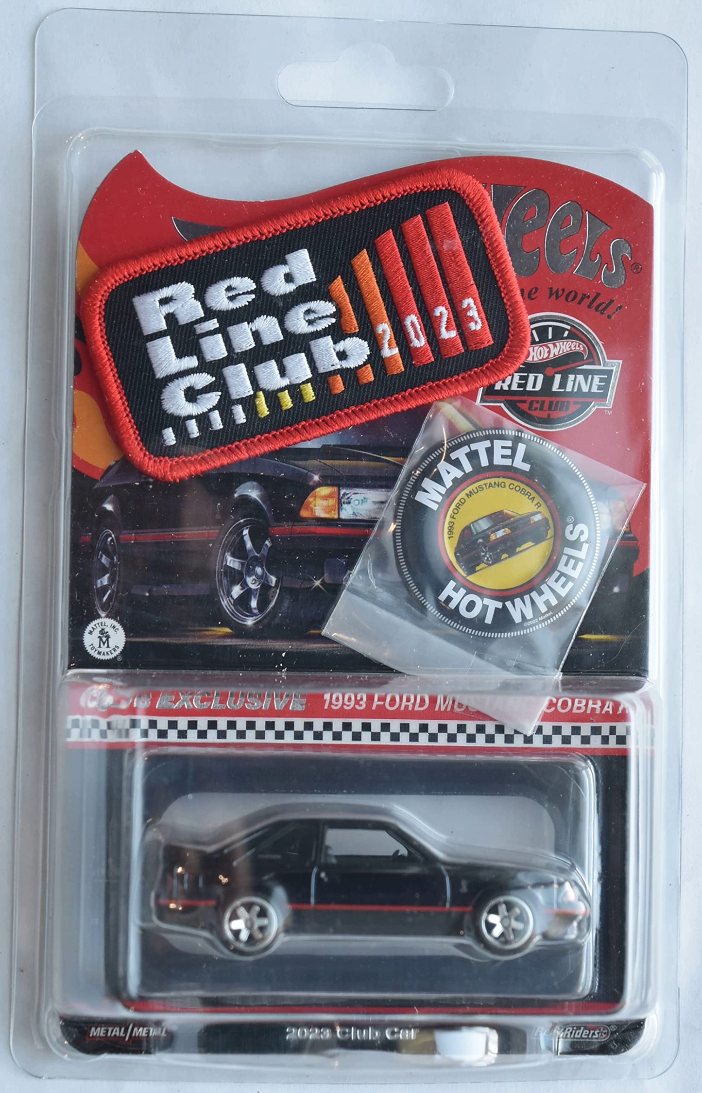 Hot Wheels 1993 Ford Mustang Cobra R, Club Exclusive Redline 2023