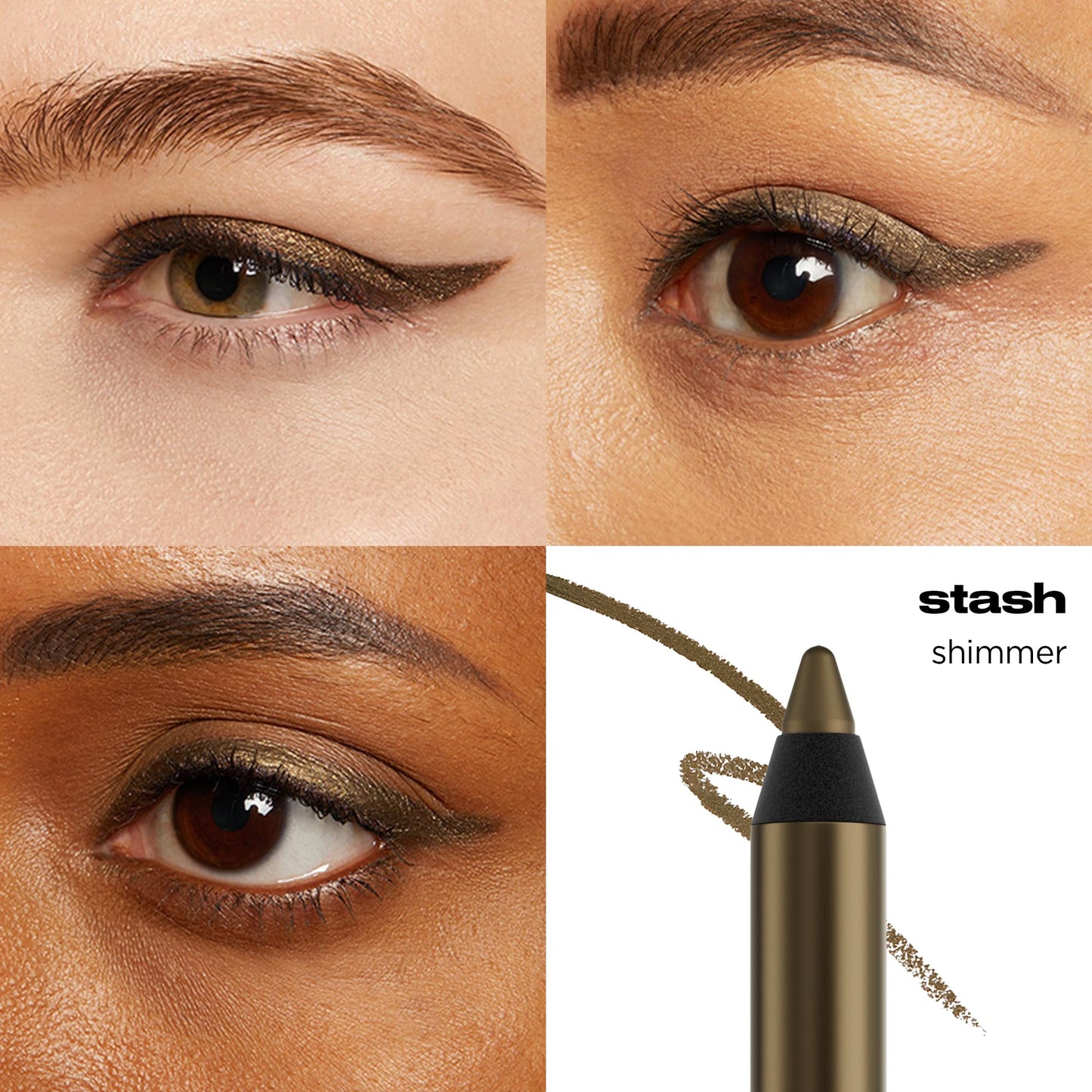 URBAN DECAY 24/7 Glide-On Waterproof Eyeliner Pencil - Smudge-Proof, Long-Lasting, Transfer-Proof, Up to 16HR Wear, Smooth No-Tug Formula, Stash (Dark