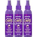 Aussie Miracle Curls Refresher Spray Gel With Coconut & Jojoba Oil, 3 Pack, Max Hold, For All Hair Types, Eliminates Frizz, 5.7 oz. Each