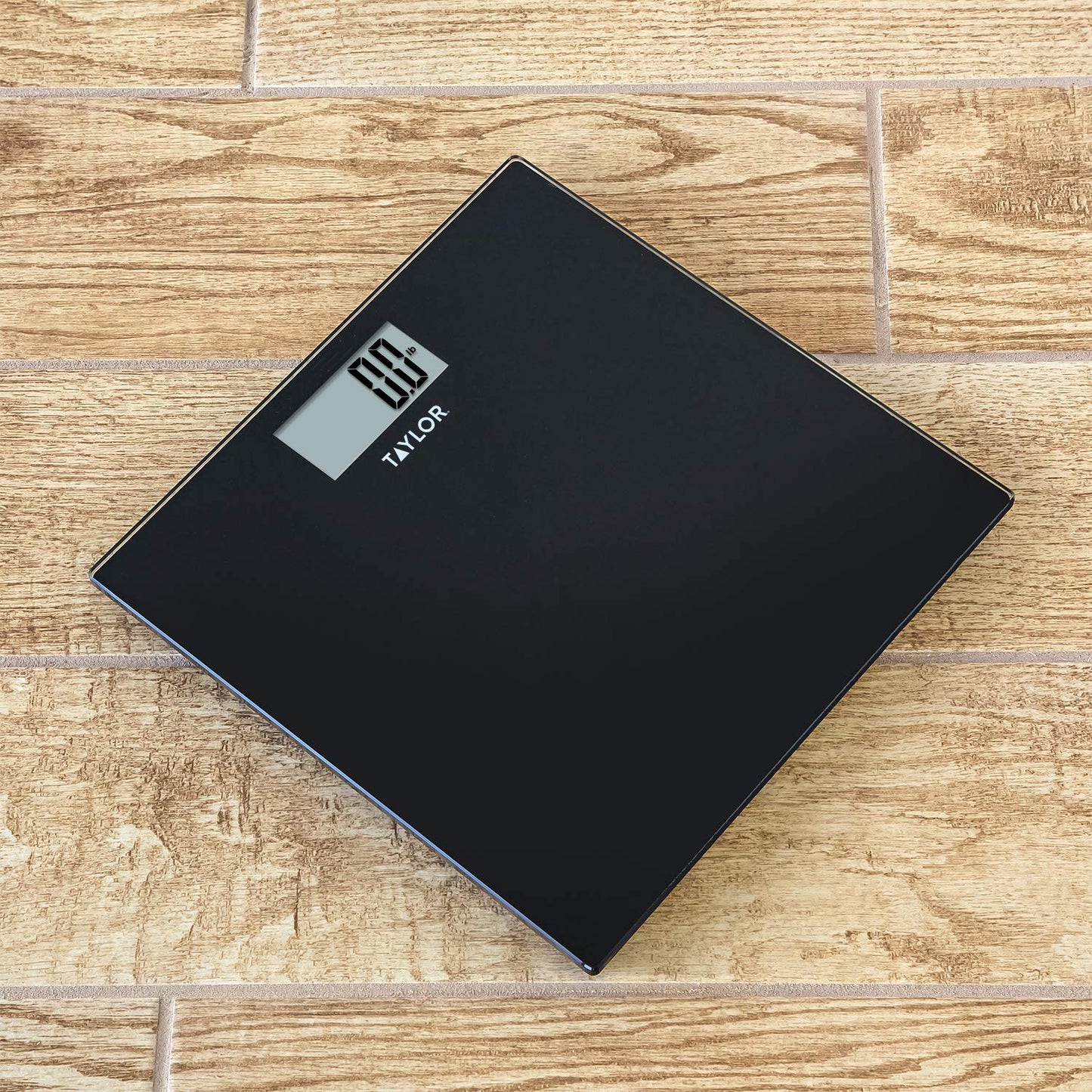 Taylor Digital Scales for Body Weight, Highly Accurate 400 LB Capacity, Auto on and Off Scale, 11.8 x 11.8 Inches, Black