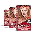 Revlon Colorsilk Beautiful Color Permanent Hair Color, (OLD VERSION) 85B Strawberry Blonde (Pack of 3)