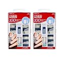 Kiss 100 Full Cover Nails Active Square (Pack of 2) Beauty & Personal Care KISS