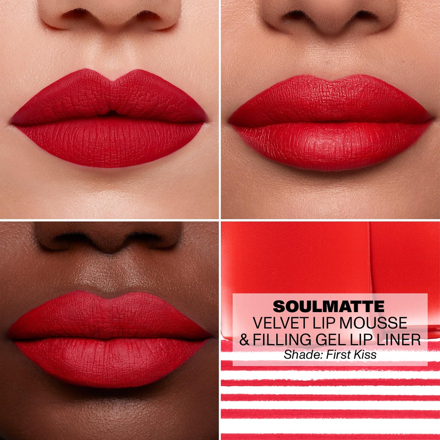 Morphe Soulmatte Velvet Lip Mousse - Air-Whipped Matte Lipstick for Women with Vitamin E to Hydrate, Soften & Smooth - Provides Long Lasting & Velvety