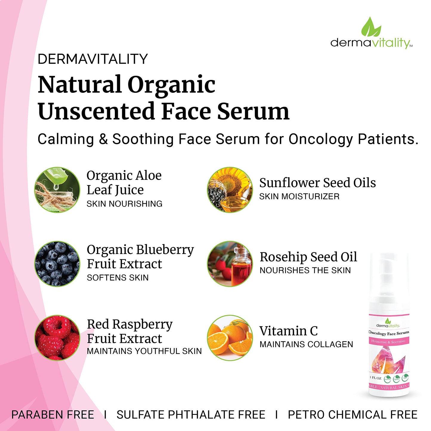 Unscented Face Moisturizer for Chemo patients - Natural Organic Oncology Face Cream Paraben, Pthalate and Chemical Free Hydrating and Soothing Face Beauty & Personal Care UltimateVitality