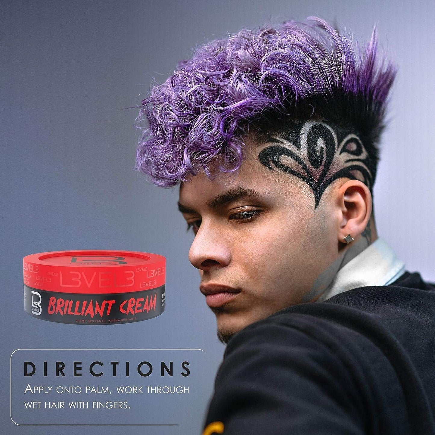 Level 3 Brilliant Cream - Improves Hair Texture & Shine - Natural Look & Hydration