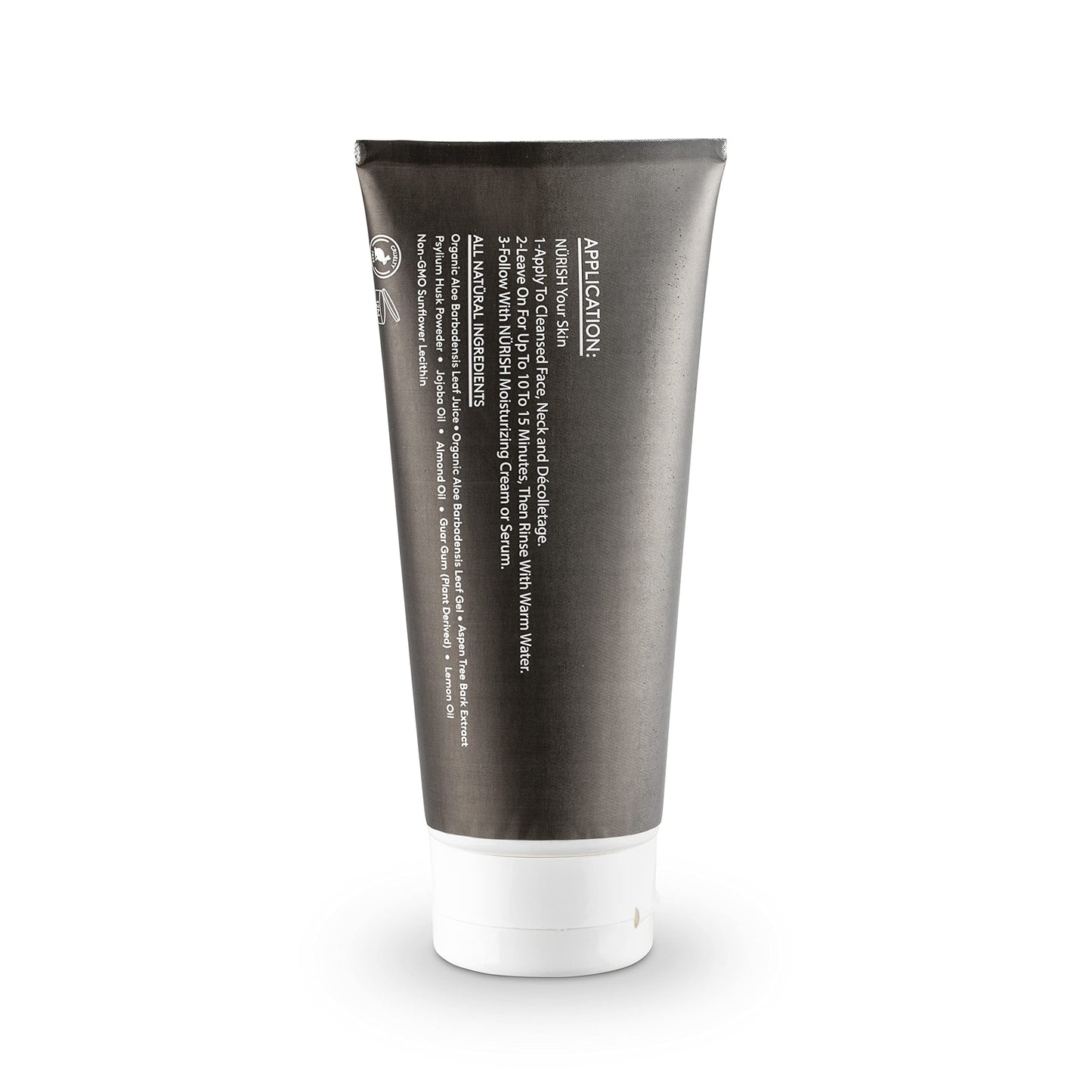 NURISH Aloe Exfoliating Gel, 5.95 oz. 100% Natural & Vegan. Exfoliate & Cleans Your Skin Without Using Harsh Chemicals, Acids or Abrasives.