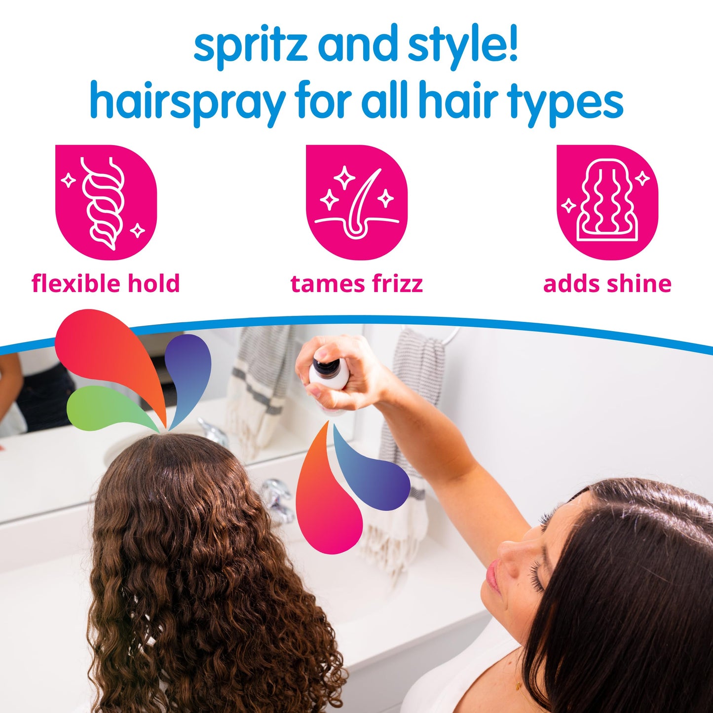 SoCozy Multi Styler, Styling Hair Spray for Kids, Safe for Everyday Use (5.2 Fl Oz) Holds Like a Light Gel, Gentle Formula with Quinoa, Vitamin B5