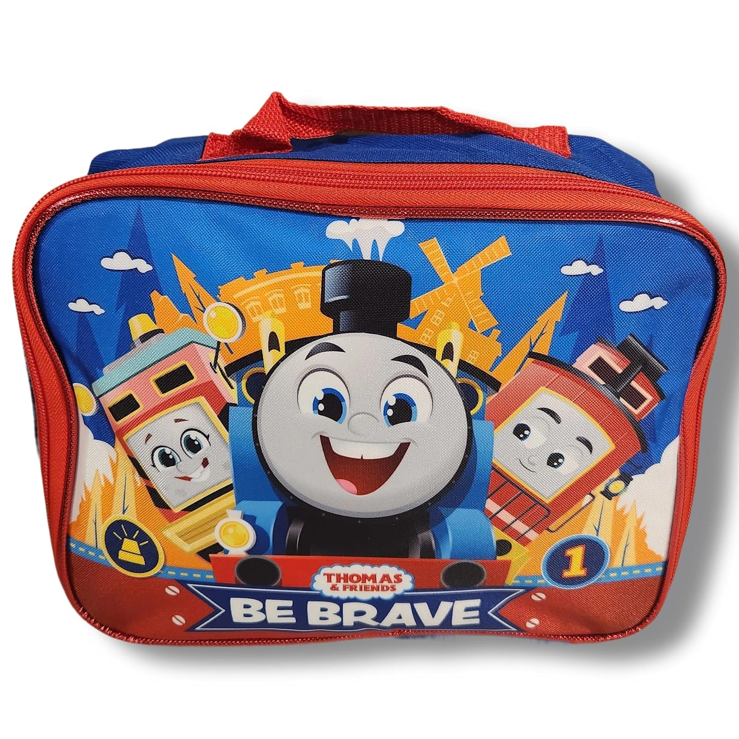 Ruz Thomas Train and Friends 16 Inch Backpack with Detachable Lunch Box