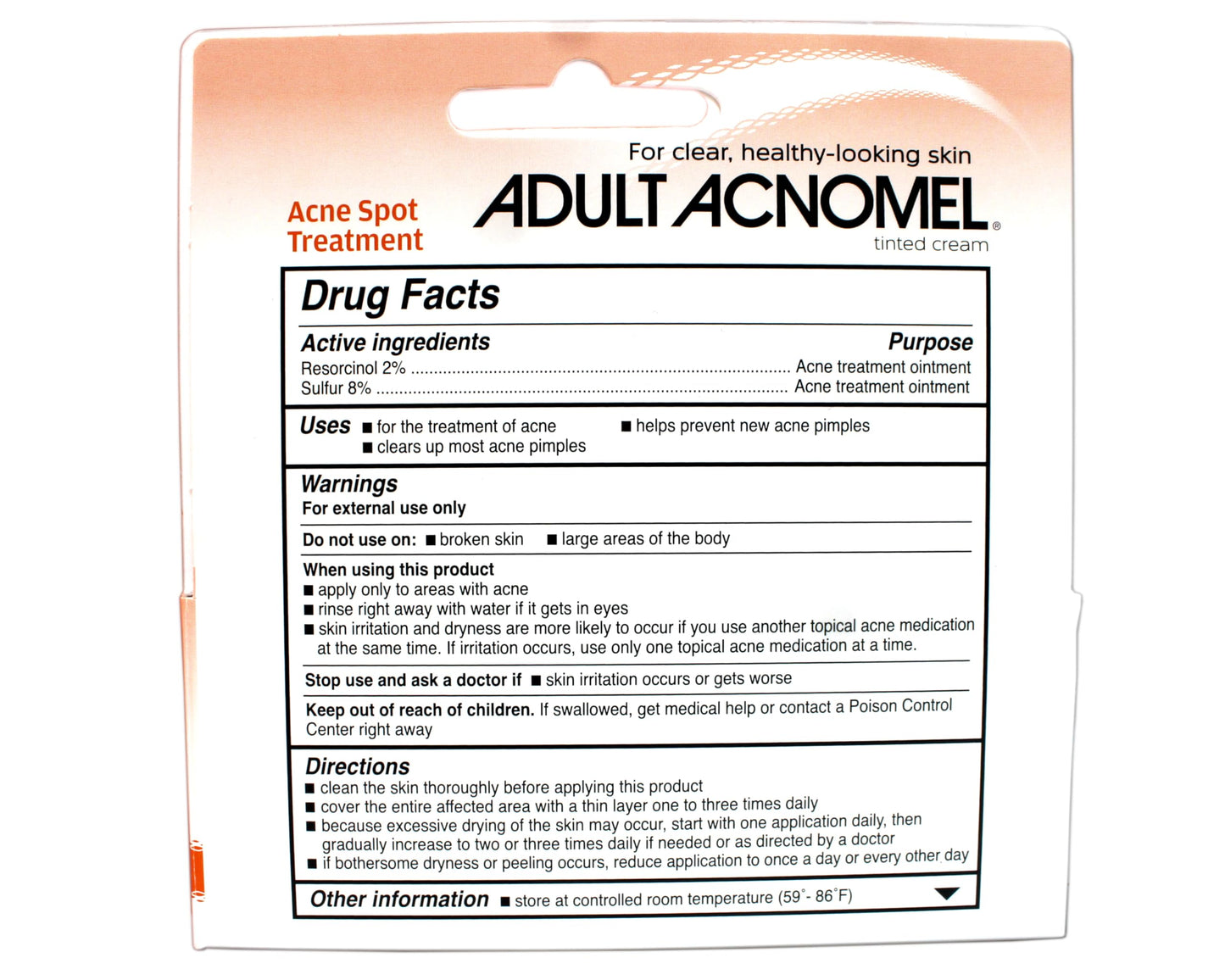 Acnomel Adult Acne Medication Cream 1.3 Oz - 3 Pack