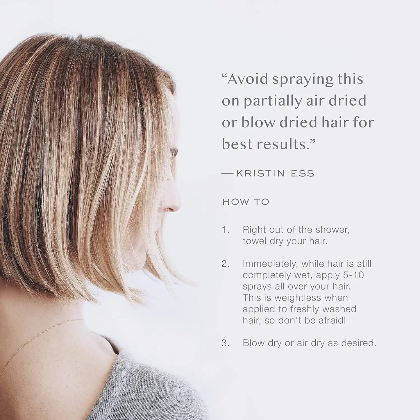 Kristin Ess Hair Deep Clean Clarifying Shampoo & Weightless Shine Leave In Conditioner - Removes Build Up, Volumizes Oily Hair, Detangles, Adds Shine