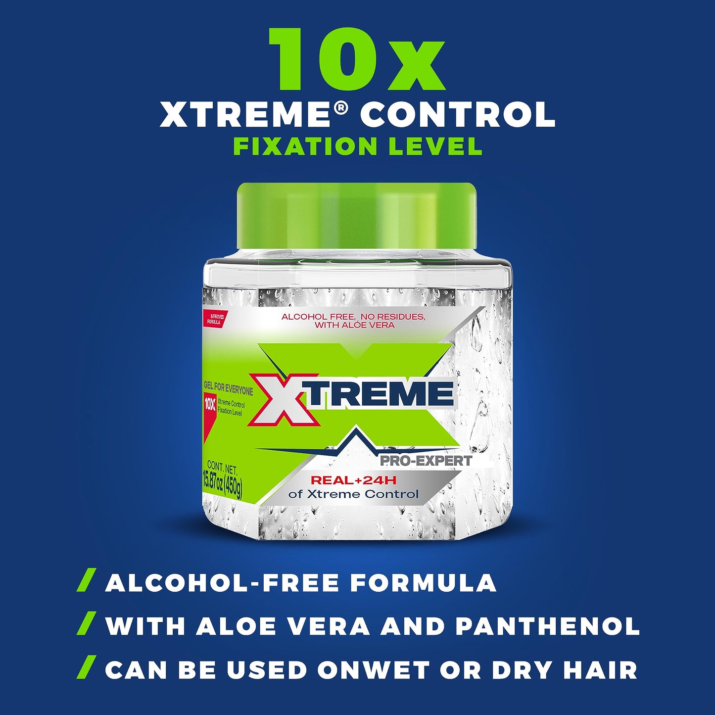 Xtreme Pro-Expert Clear Styling Hair Gel, 15.87 Oz, Pack of 2 Beauty and Personal Care Xtreme