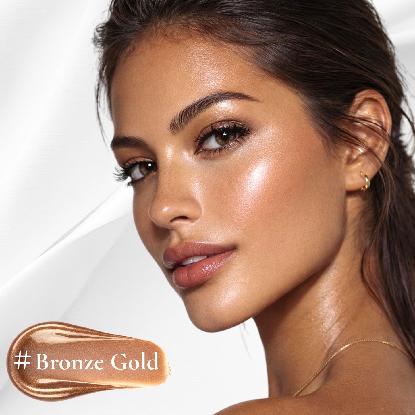 b.pure Moisturizing Bronzer Drops | Original Bronze Gold | Tinted Face & Skin Glow Enhancer | 1 oz, 3-Pack