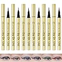 Liquid Eyeliner - Hypoallergenic Eyeliner with Fine Brush Tip, Long-Lasting Waterproof Eye Liner - Cruelty-Free, Vegan, Hypoallergenic, Gluten-Free