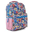 Powerpuff Girls Classic Allover Backpack - Mojo Jojo, Blossom, Bubbles and Buttercup - Officially Licensed Powerpuff Girls School Bookbag (Pink)