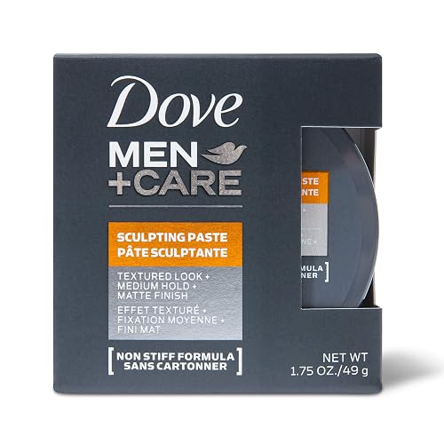 Dove Men+Care Styling Aid Hair Product Medium Hold Sculpting Hair Paste for a Textured Look With A Matte Finish 175 oz