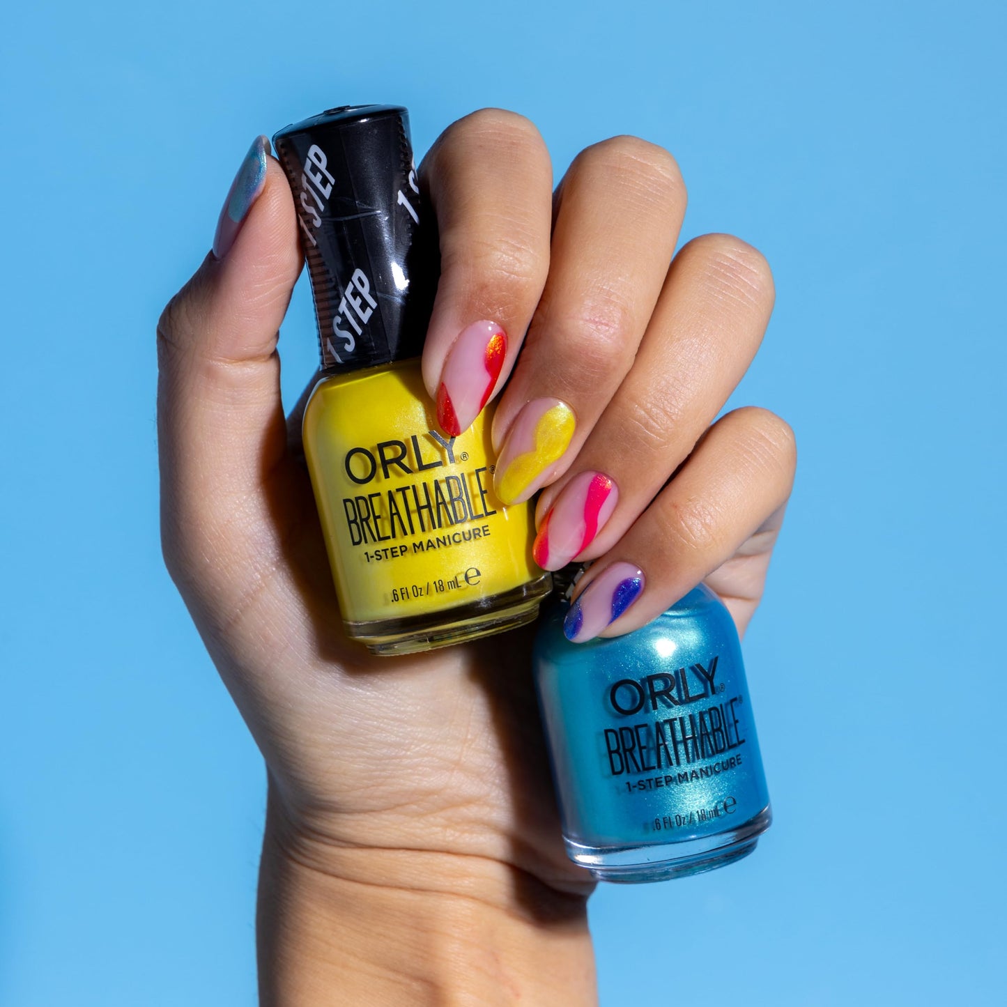 Orly Breathable Nail Polish Melting Point Collection | Creme and Shimmer Nail Colors for Spring & Summer (Cesium the Day) Beauty & Personal Care Orly