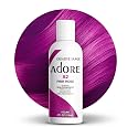 Adore Semi Permanent Hair Color (082 Pink Rose) | Vegan & Cruelty-Free Pink Hair Dye | No Ammonia, No Peroxide, No Alcohol | 4 Fl Oz