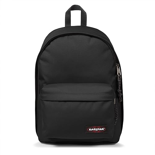 EASTPAK Out Of Office - 31L Backpack with Dual Compartments, 16” Laptop Sleeve, Security Pocket, Bottle Holder & Air Mesh Straps, Black