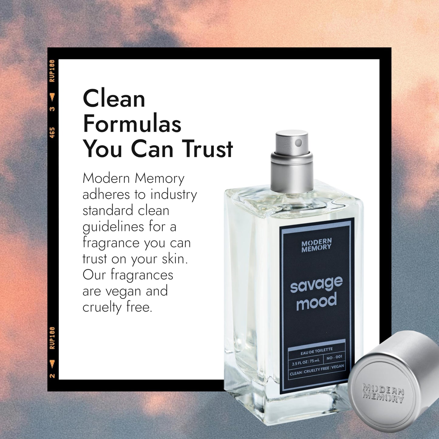 Modern Memory Savage Mood Eau de Toilette for Men, 2.5 fl oz - Notes of Bergamot, Wild Lavender & Dark Patchouli