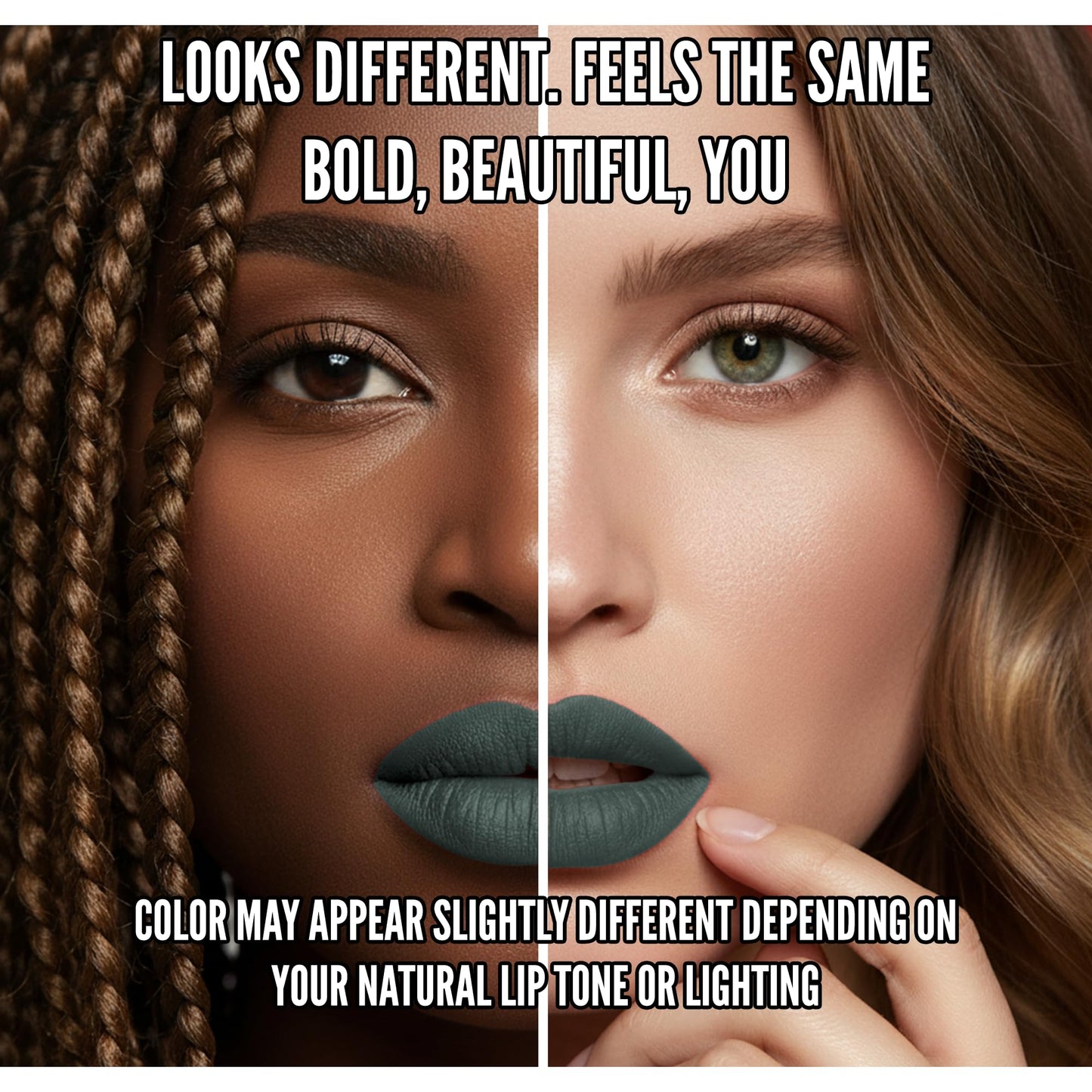 Mynena Matte Liquid Lipstick Army Green | Long-Lasting Comfort | Smudge-Proof Transfer-Resistant Vegan & Cruelty-Free | Full Coverage Non-Drying True
