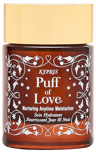 KYPRIS, Puff of Love Nurturing Anytime Moisturizer, Soothing Midweight Moisture & Glow, Ectoin Shea & Jasmine (1.55 oz / 46 ml)