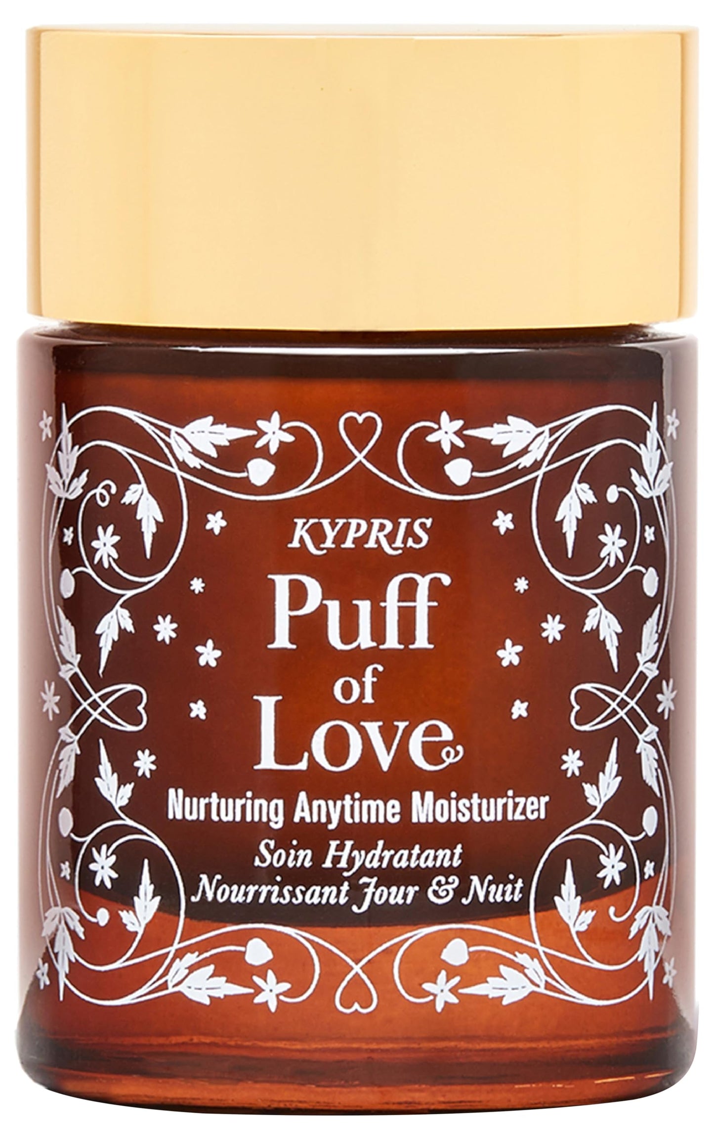 KYPRIS, Puff of Love Nurturing Anytime Moisturizer, Soothing Midweight Moisture & Glow, Ectoin Shea & Jasmine (1.55 oz / 46 ml)