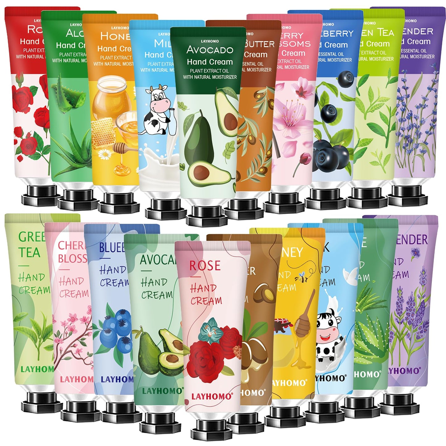 20 Pack Hand Cream Gifts Set,Hand Lotion for Dry Hands,Stocking Stuffers for Women,Teacher Appreciation Gifts,Birthday Gifts Stuffers for Teens,Travel