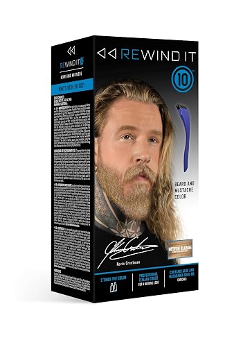 REWIND IT 10 Medium Blonde Beard and Mustache Color