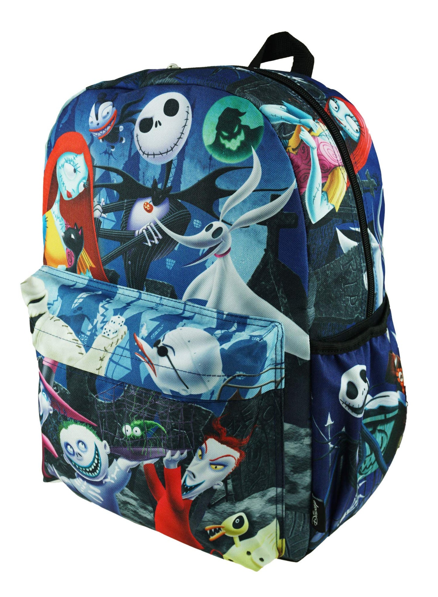Nightmare Before Christmas Deluxe Oversize Print Large 16" Backpack with Laptop Compartment - A19607