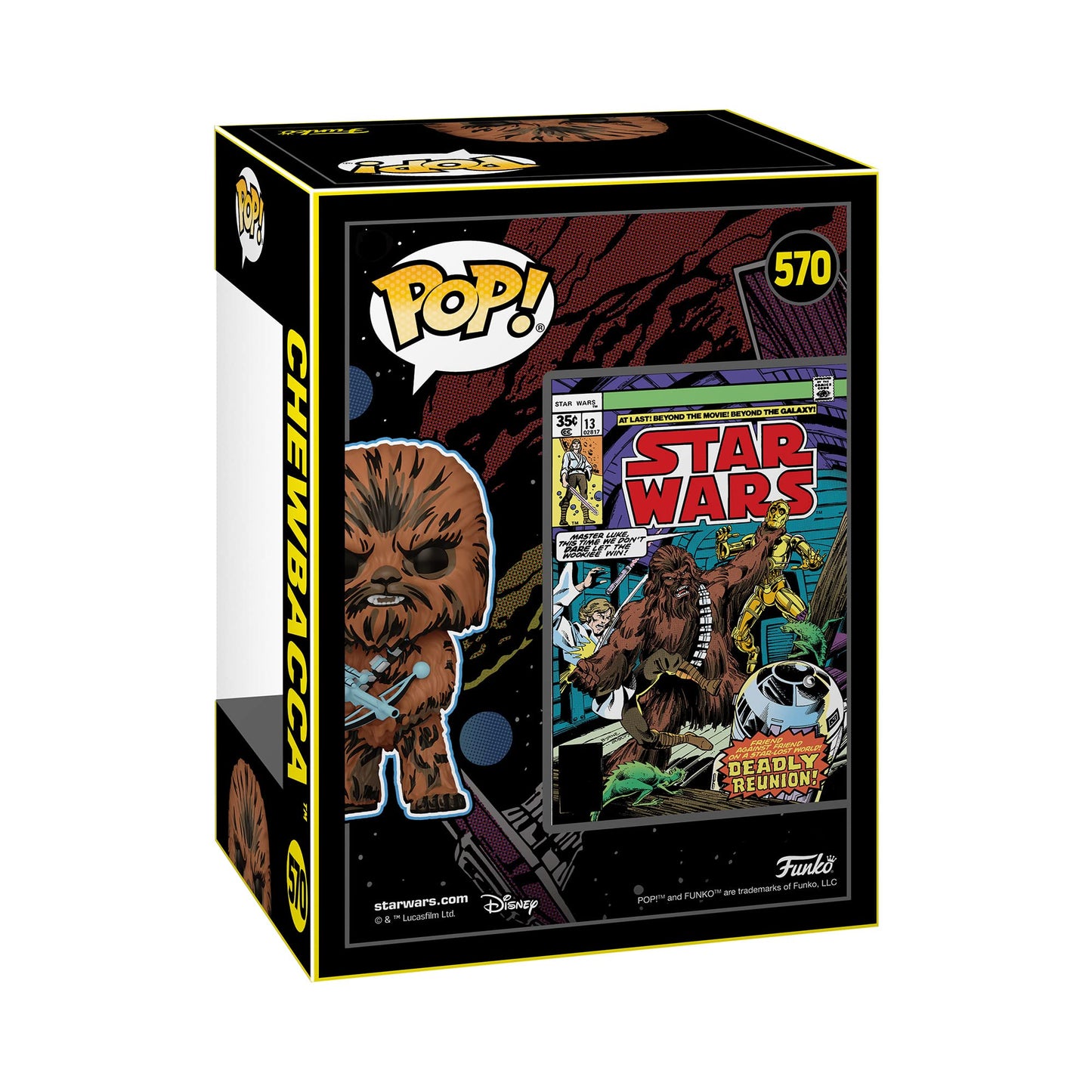 Funko Pop! Star Wars: Retro Series - Chewbacca, Special Edition Exclusive Vinyl Bobblehead #570