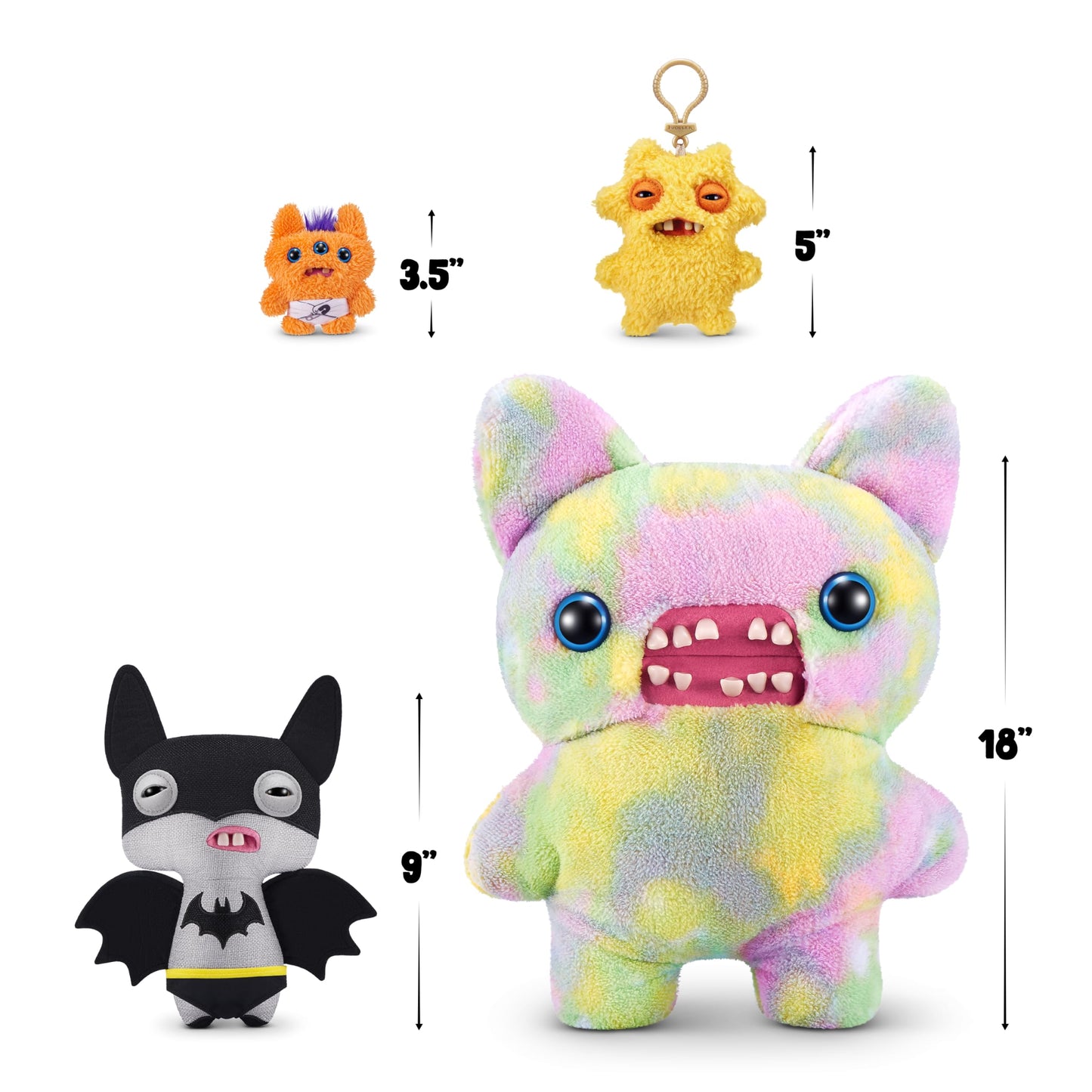 Fuggler x DC by ZURU Funny Ugly Monster, Plush, Collectible, Toy (Batman)