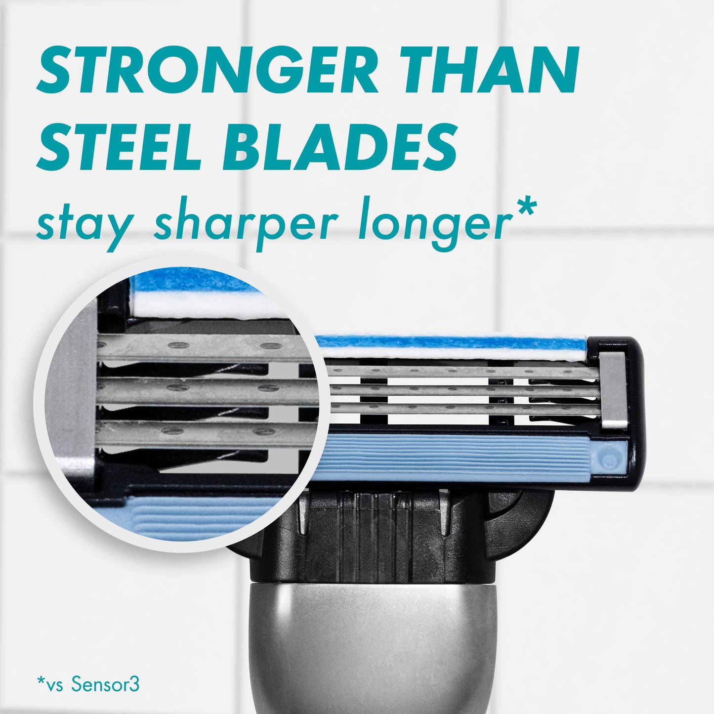 Gillette Mach3 Razor Refills for Men, 4 Razor Blade Refills Beauty and Personal Care Gillette