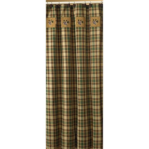 Park Designs Scotch Pine Shower Curtain, 72 x 72