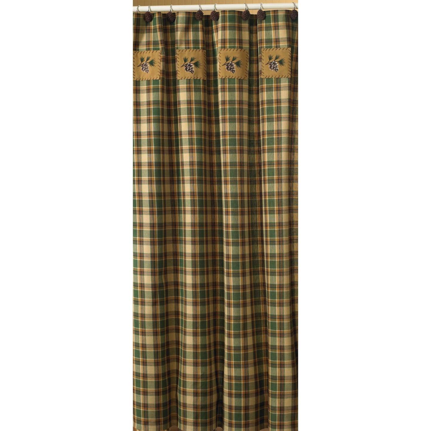 Park Designs Scotch Pine Shower Curtain, 72 x 72
