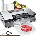 VEVOR Vacuum Sealer Machine, Food Sealer Machine,Dry and Moist Food Storage, Automatic and Manual Air Sealing System with Built-in Cutter, with Seal…