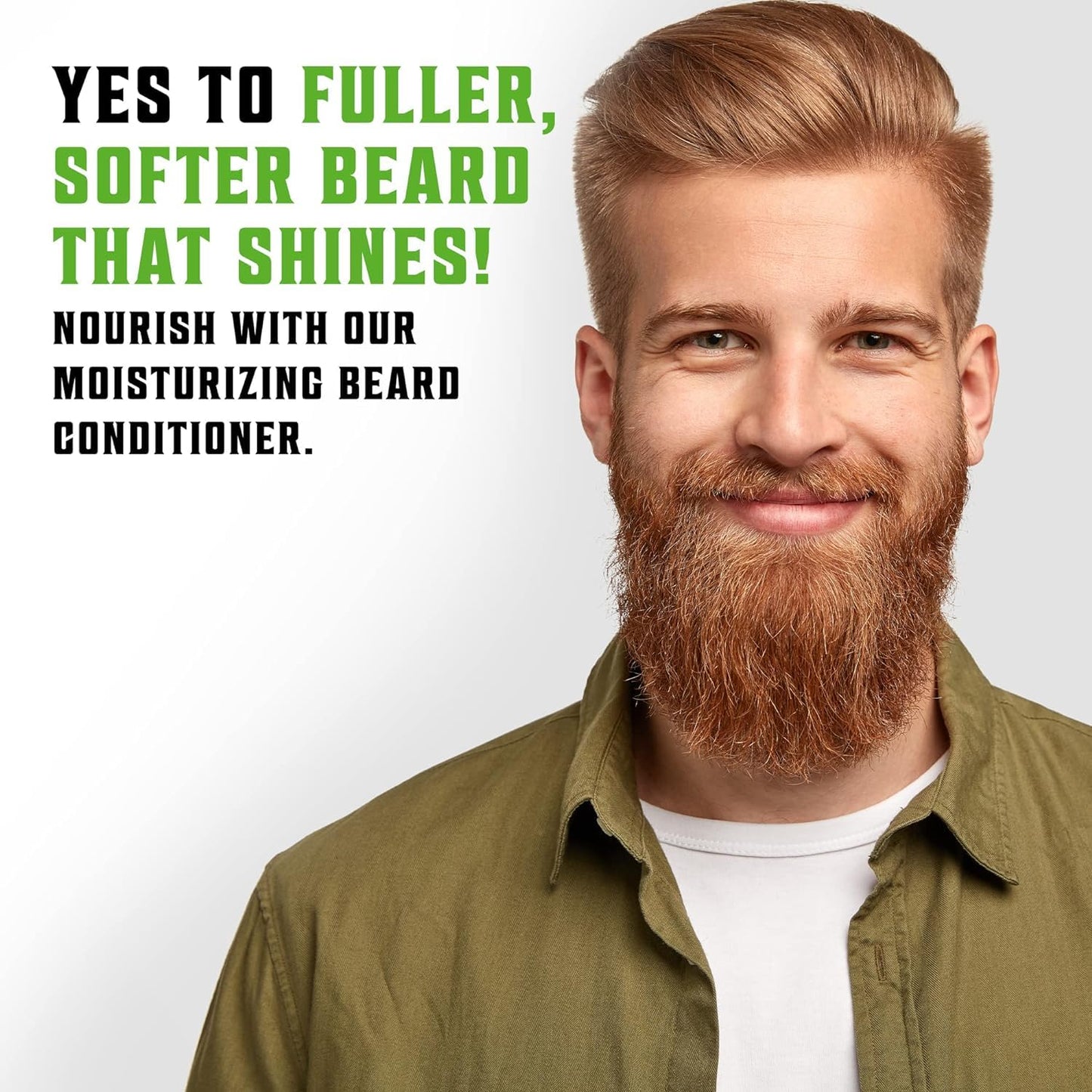 Viking Revolution Beard Wash & Conditioner Set w/Argan & Jojoba Oils - Softens, Smooths & Strengthens Beard Growth - Natural Peppermint and Eucalyptus