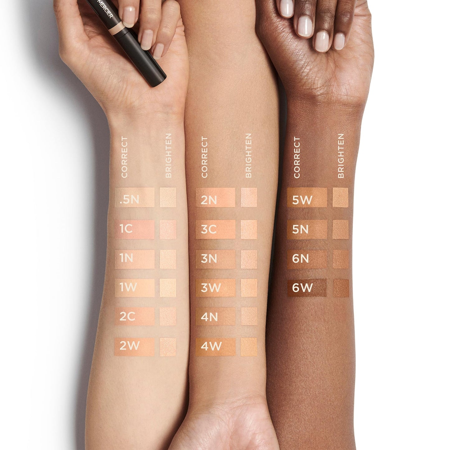 Laura Mercier Secret Camouflage Brighten and Correct Duo, 2-in-1 Face and Under Eye Concealer Stick, Blurs Imperfections and Reduces Appearance