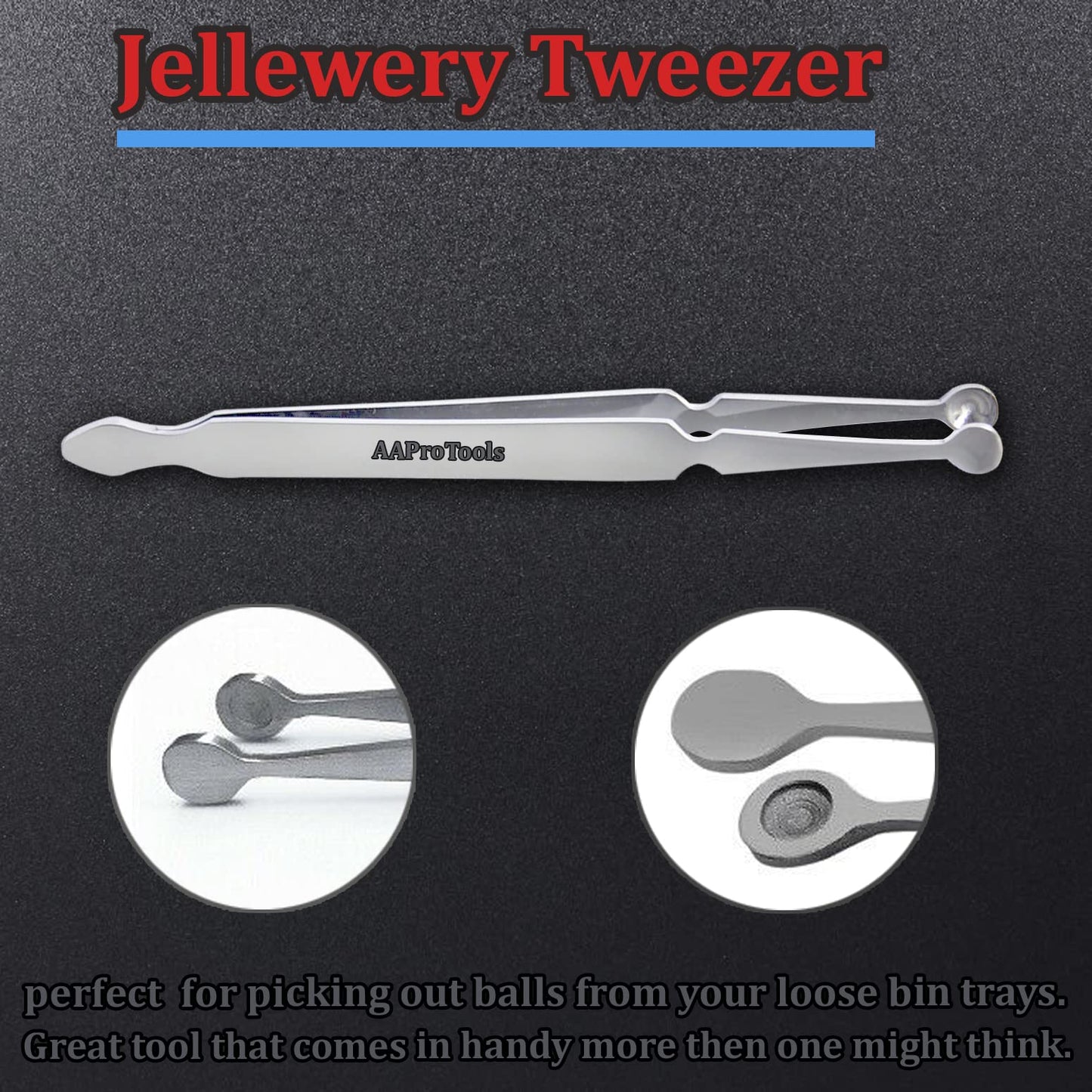 AAProTools Bead Ball Holding Tweezers 4 1/2 Piercing Tool Beauty and Personal Care AAProTools
